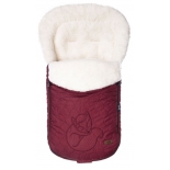 конверт для новорожденного Nuovita Polare Bianco (зимний), бордовый
