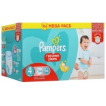 подгузник Pampers (8-14кг) 104шт/уп , трусики для мальчиков/девочек