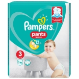 подгузник PAMPERS (6-11кг) 19шт/уп, трусики Pants д/мальчиков/дев