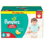 подгузник Pampers (15+кг) 88шт/уп , трусики для мальчиков/девочек