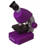 микроскоп BRESSER JUNIOR 40X-640X, фиолетовый