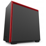 корпус компьютерный NZXT H710 CA-H710B-BR, черный/красный