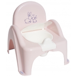 горшок детский Tega baby Кролики,стульчик, розовый