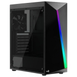 корпус компьютерный Aerocool Shard A-BK-v без БП черный
