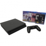 игровая приставка SONY PlayStation 4 (Detroit, Horizon: Zero Dawn, The Last of Us) черная