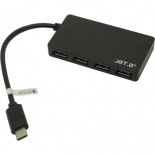 USB-концентратор Jet.A JA-UH38 черный