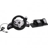 руль игровой Dialog GW-255VR CyberPilot Vibration USB