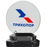 комплект спутникового телевидения Триколор GS B534М + GS C592 Европа, комплект на 2 ТВ черный