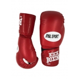 перчатки боксерские REALSPORT RS112 12 унций, красные