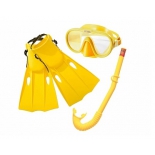 маска плавательная Комплект Intex 55655 Master Class Swim от 8лет, маска, трубка, ласты