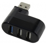 USB-концентратор Orient CU-312 USB3.0/2.0 Hub 3-port, поворотный