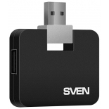 USB-концентратор SVEN SV-017347 4-port USB2.0 Hub черный