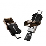 картридер ADATA ACMR3PL-OTG-RBK OTG microSD USB-C to USB-A