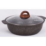 жаровня Kukmara Granit ultra жго31а original, с крышкой