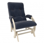кресло-качалка Мебель Импэкс глайдер МИ Модель 68 Венге, ткань Verona Denim Blue, 13кг