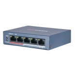 коммутатор (switch) Hikvision DS-3E0105P-E/M (B) 4 PoE