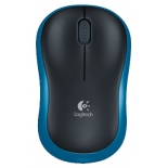 мышь Logitech Wireless Mouse M185 Blue-Black USB