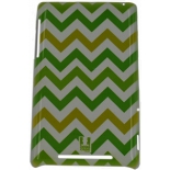 чехол для планшета Чехол-спинка E-cell GREEN CHEVRON PATTERN GLOSSY BACK CASE