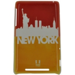 чехол для смартфона спинка E-cell NEW YORK SILHOUETTE SKYLINE DESIGN GLOSSY CASE