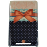 чехол для смартфона спинка E-cell ORANGE LACES AND RIBBONS BACK CASE