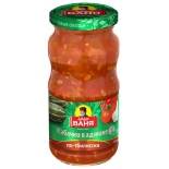 продукт питания Кабачки в аджике по-тбилисски Дядя Ваня стеклянная банка (460 г)