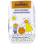 бакалейный товар Гарнец Рисовая цельнозерновая, без глютена 500 гр