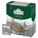 чай Ahmad Tea, Earl Grey, пакетики в конвертах из фольги, 100х2г