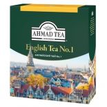 чай Ahmad Tea, English Tea No.1 пакетики с ярлычками в конвертах 100x2г