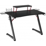 стол компьютерный TetChair Cyber-5, черно-красный