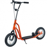 двухколесный самокат Novatrack STAMP N1 12, оранжевый