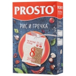 бакалейный товар Смесь круп PROSTO Рис и Гречка в пакетиках для варки 8 шт (500 г)
