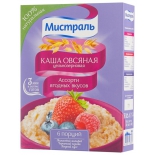 каша быстрого приготовления Мистраль Ягодное ассорти, 6х40 г 240 г