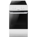 плита Hansa FCCW530001 электрическая, бело-черная