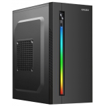корпус компьютерный Ginzzu D350 RGB, черный
