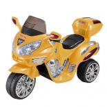 электромобиль RiverToys МОТО HJ 9888 желтый