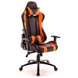 игровое компьютерное кресло Everprof Lotus S2 черно-оранжевое
