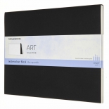 блокнот Блокнот Moleskine ART WATERCOLOR ARTWBL4 XLarge 190х250 мм, черный