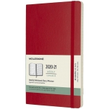 блокнот Еженедельник Moleskine ACADEMIC WKNT Large 130х210 мм, красный