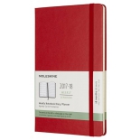 блокнот Moleskine Academic Wknt Large 208стр красный