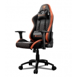 игровое компьютерное кресло Cougar Rampart черно-оранжевое