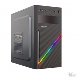 корпус компьютерный Ginzzu D400 RGB w/o PSU сталь