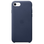 чехол iphone Apple для Apple iPhone SE 2020 Leather Case MXYN2ZM/A темно-синий