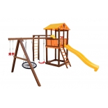 игровой комплекс Perfetto sport Pitigliano-6 + качели Паутина