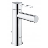 смеситель для раковины Grohe 32898001 Essence+ с донным клапаном и низким изливом, хром (32898001)