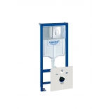 система инсталляции для унитаза Grohe 38750001 Rapid SL с панелью смыва Skate Air (3 режима), комплект 4-в-1 (1,13 м) (38750001)