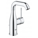 смеситель для раковины Grohe 23462001 Essence+ с донным клапаном и средним изливом, хром (23462001)