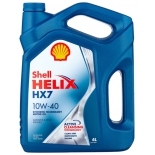 масло моторное автомобильное SHELL Helix HX7 10w40, 4 л