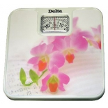 Напольные весы Delta D9011-Н11, розовые цветы