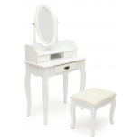 столик журнальный Tetchair с пуфом NY-V3024, белый