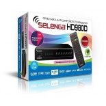 телевизионная приставка Selenga HD980D, черная
